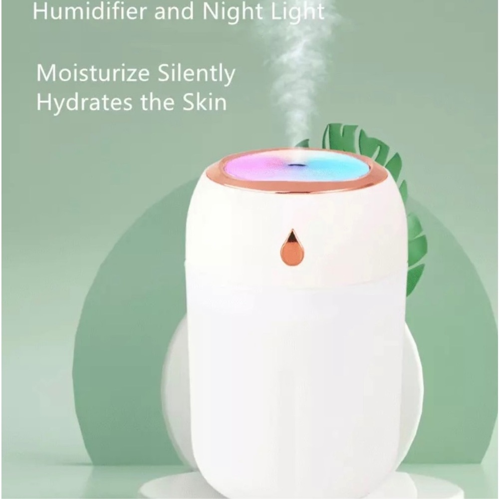 New Water Drop Colourful Light Pore Minimalist Silent Facial USB Humidifer - Picture 9 of 17